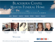Tablet Screenshot of blackburnchapel.com
